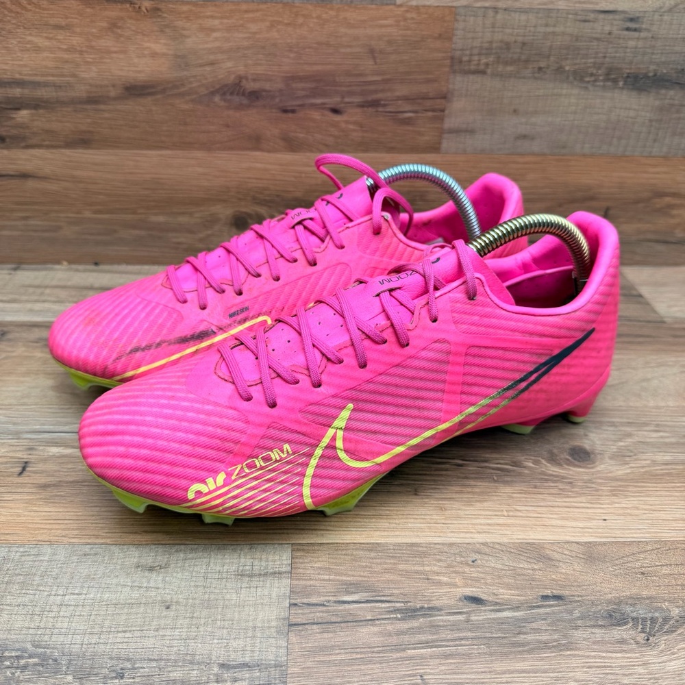 Nike Zoom Mercurial Vapor 15 Elite AG-Pro Men  Size 10 Pink Zoom Soccer Cleats - Picture 2 of 9